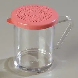 Carlisle FoodService Products Tapa para dragada, cubierta de condimento para coctelera en cocina comercial y doméstica, 1 unidad, rosa