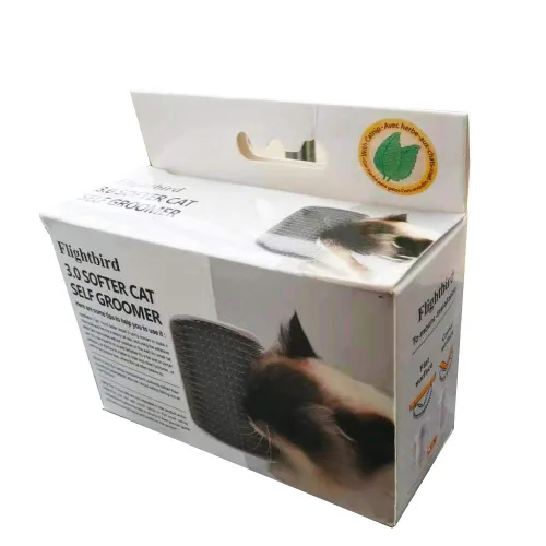 Miniatura 9 de 3.0 Aseador Automático para Gatos Más Suave con Hierba Gatera, Aseador de Esquina para Perros y Gatos, Peine Rascador de Esquina de Pared, Cepillo