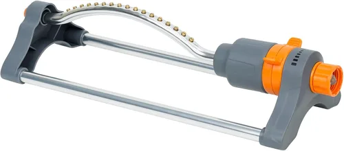 Rociador oscilante duradero para patio y jardín, aspersor oscilante con rociador ajustable, riego de jardín y césped de gran área