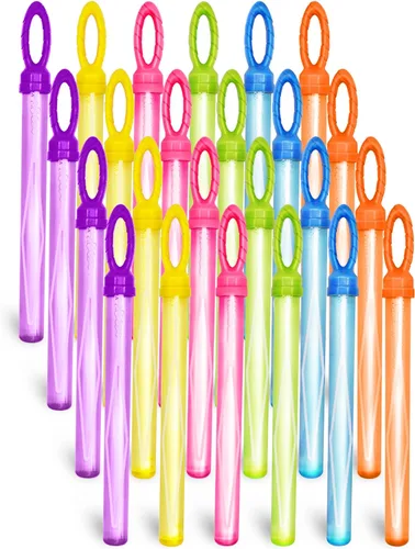 Miniatura 9 de JOYIN - Paquete a granel de 24 varitas grandes para burbujas, juguete de verano, uso en actividades al aire libre e interiores, para fiestas