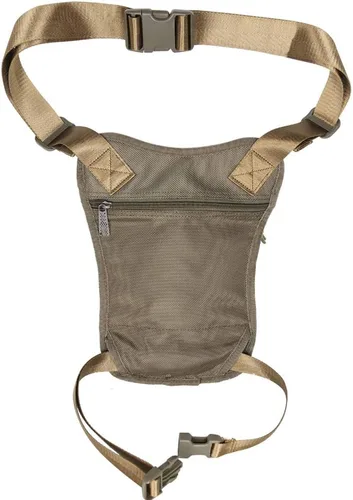 Miniatura 4 de Bolsa Cangurera Larswon con Ajuste en Muslo y Cintura, Riñonera Táctica, Bolsa para Motocicleta Impermeable