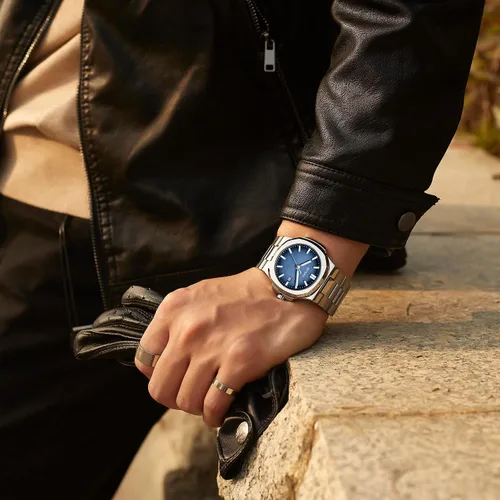 Miniatura 7 de BUREI Men Watches Gifts for Men Fashion Stainless Steel Analog Quartz Waterproof Watches for Mens