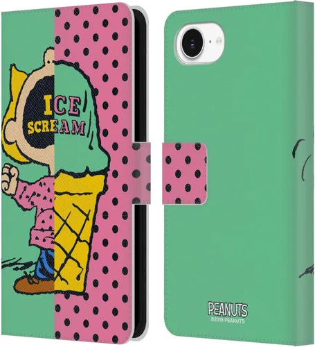 Miniatura 149 de Head Case Designs Funda de piel con licencia oficial de Peanuts Snoopy & Woodstock Balloon Halfs and Laughs para Apple iPhone 7/8/SE 2020 y 2022