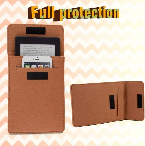 Miniatura 4 de Funda para Kindle Paperwhite, funda protectora de fieltro portátil para Amazon Kindle Paperwhite/Voyage/Kindle 8ª generación (2016) para tableta