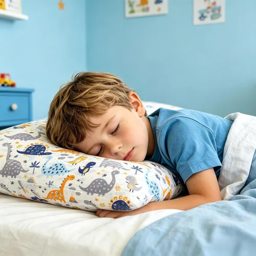 Miniatura 3 de Paquete de 2 fundas de almohada para niños pequeños, 100% algodón de 14 x 19 pulgadas, se adapta a almohadas de ropa de cama de niños pequeños de 14