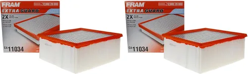 FRAM Extra Guard CA11034 - Filtro de aire de repuesto para modelos seleccionados Dodge Ram 2500 y 3500 (5.9 L), proporciona protección de filtro de