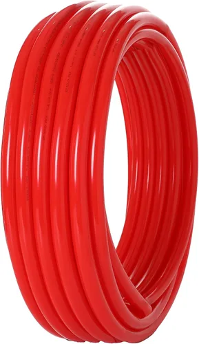 EFIELD Tubo Pex-b de 1/2 pulgada y 200 pies (certificado NSF) color rojo para aplicaciones de fontanería de agua potable con un cortador de tubos