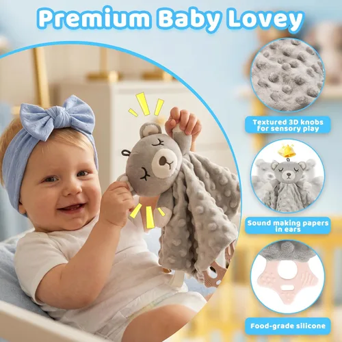 Miniatura 5 de Regalo para bebé recién nacido, 9 piezas de regalos de bebé para niños recién nacidos, cesta de regalo para bebé, regalos de revelación de género