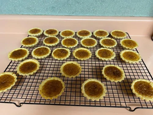 Miniatura 6 de Moldes para tarta de huevo, 12 moldes para tartas de 2.6 pulgadas, mini sartenes antiadherentes de acero al carbono, moldes para hornear