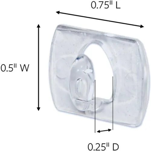 Miniatura 3 de Command 17026CLR-ES Clips de decoración, transparentes, 20 clips (paquete de 2)