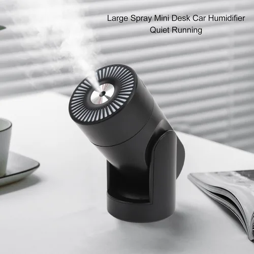Miniatura 6 de Mini humidificador portátil, humidificador de aire silencioso, pequeño humidificador de niebla fría, humidificador de escritorio USB para automóvil