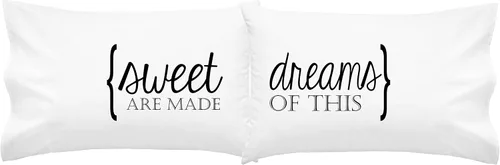 Oh, Susannah Sweet Dreams - Fundas de almohada para parejas, fundas de almohada para habitación de invitados (2 fundas de almohada) (estándar/Queen,