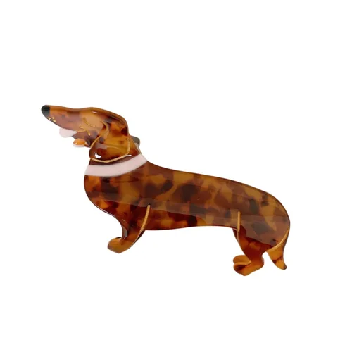 Miniatura 17 de Pinzas para el pelo de Beagle, pequeñas pinzas de garra para niñas, pinzas de acetato para mujeres (S15)
