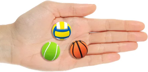 Miniatura 4 de Dijes de decoración deportiva 3D para baloncesto, fútbol, golf, béisbol, voleibol, fútbol, tenis, regalo para niños, niñas, adolescentes, hombres