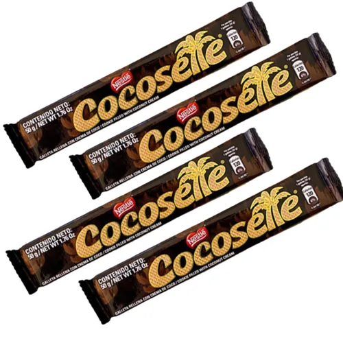 Miniatura 4 de Toronto Chocolate – Cocosette – Susy Venezuela Candy Food, galletas surtidas obleas y avellanas cubiertas de chocolate envueltos individualmente