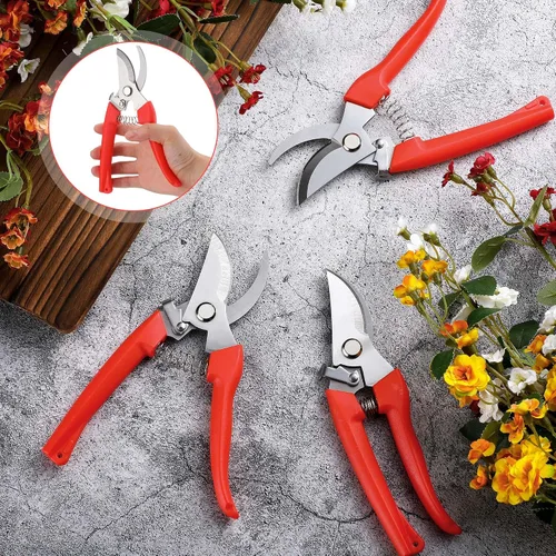 Miniatura 6 de Chumia 30 Tijeras de Podar de Flores de Jardín Tijeras de Poda Resistentes Tijeras para Plantas Cortadoras de Jardín Podadora de Mano para Árboles