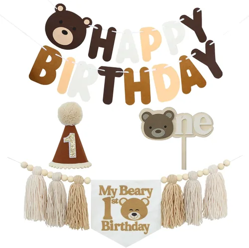 Miniatura 11 de Banner de Silla Alta con Margaritas Bohemias Primer Cumpleaños Niña Para Decoraciones de Primera Fiesta Conjunto Con Adorno de Pastel Hecho a Mano