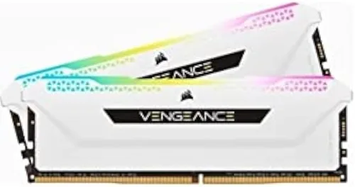 Corsair Vengeance RGB Pro SL 32 GB (2 x 16 GB) DDR4 3200 (PC4-25600) C16 1.35V Memoria de escritorio, color blanco (CMH32GX4M2E3200C16W)