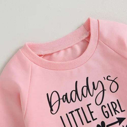 Miniatura 22 de GOOCHEER Conjunto de ropa de manga larga para niña pequeña, camisa y pantalones para niña, conjunto de ropa de primavera, otoño e invierno