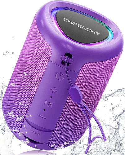 Miniatura 11 de Altavoz Bluetooth portátil Esenciales para la playa: potente sonido cristalino/luz dinámica/IPX5 impermeable/reproducción durante todo el día/BT