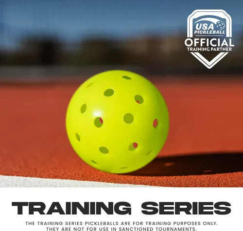 Miniatura 9 de Franklin Sports Pickleballs de entrenamiento - Pickleballs de entrenamiento para principiantes + práctica de habilidades - Bolas de pickleball al