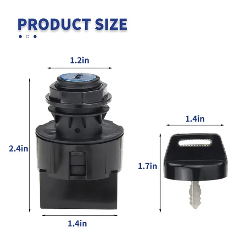 Miniatura 3 de Interruptor de llave de encendido para Polaris Ranger/RZR/Sportsman 2001-2018 170 300 325 400 425 450 500 550 570 600 700 800 850 900 1000 4 XP X2