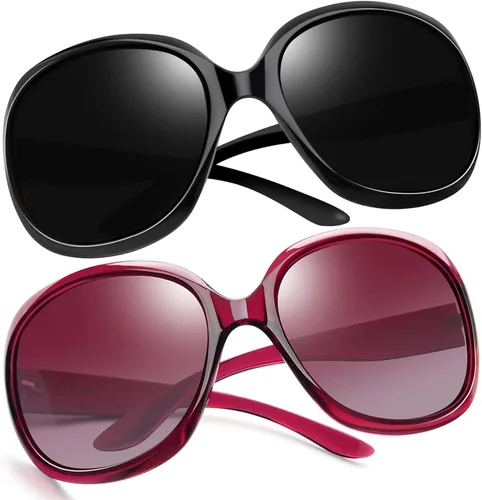 Miniatura 136 de Joopin Lentes de sol de gran tamaño para mujer, polarizados, grandes, para conducción, protección UV, grandes sombras
