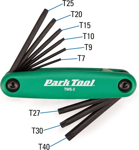 Miniatura 3 de Park Tool FWS-2 - Juego de llaves plegables, azul/verde