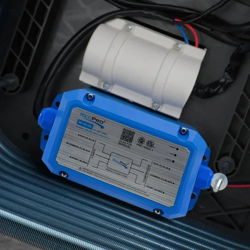 Miniatura 6 de RecPro RV AC Soft Starter Reduce el arranque de corriente en un 75% Arranque silencioso Indicadores de falla LED Resistente al clima IP65