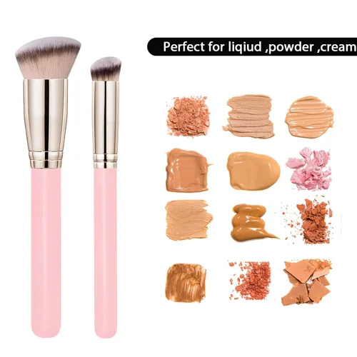Miniatura 5 de dpolla Pro - Brocha de base y corrector impecable, perfectos para cualquier aspecto, cepillo de contorno de cabello de lujo premium perfecto