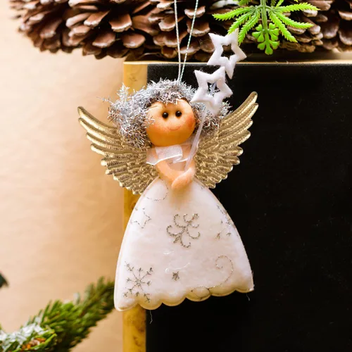 Miniatura 4 de TEHAUX 12 alas de ángel doradas para manualidades, apliques de tela suave de 5 pulgadas para decoración de ropa, adornos de bricolaje, álbumes