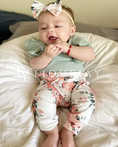 Miniatura 36 de fioukiay Conjunto de ropa de verano para bebés y niñas recién nacidas prematuros, mameluco, pantalones, diadema, conjunto de ropa para el verano