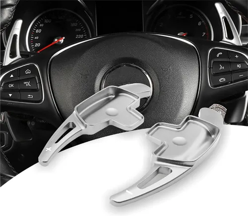 NYZAUTO Extensión de Paletas de Cambio del Volante de Aleación de Aluminio Compatible con Mercedes Benz A B C CLA CLS E G GL GLA GLC GLE GLS Metris