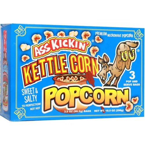 Miniatura 11 de KICKIN' Carolina Reaper - Palomitas de maíz para microondas con pimienta – Paquete de 6 – Palomitas de maíz gourmet picantes – Son una gran