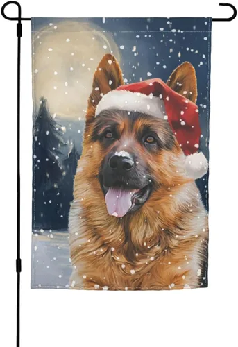 Miniatura 24 de Bandera Hello Spring de jardín de Bernese Mountain Dog de 12 x 18 pulgadas de doble cara vertical pequeña para decoración de exterior de vacaciones