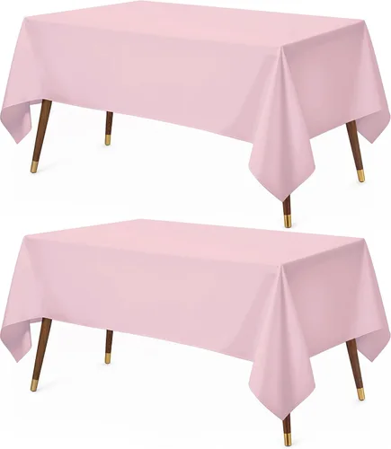 Miniatura 18 de Utopia Kitchen Mantel rectangular, 1 paquete, mantel lavable a máquina, mantel de poliéster para comedor, fiestas de bufé, pícnics, eventos, bodas