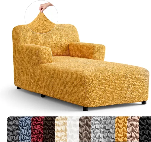 Miniatura 33 de PAULATO BY GA.I.CO. Funda para Silla de Tumbona Sin Brazos - Funda Deslizante para Silla de Tumbona - Funda para Sofá de Salón - Fundas Deslizantes