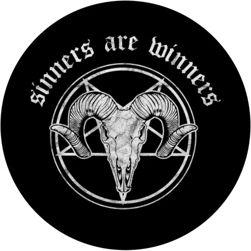 Miniatura 3 de Occult Baphomet Tarot Card Satanic Devil Sinners son los ganadores PopSockets agarre y soporte para teléfonos y tabletas, Negro