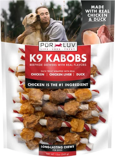 Miniatura 12 de Pur Luv - Golosinas para perros envueltas en batata dulce, sin piel cruda, hechas con pollo real, 16 Oz, saludables, fácilmente digeribles