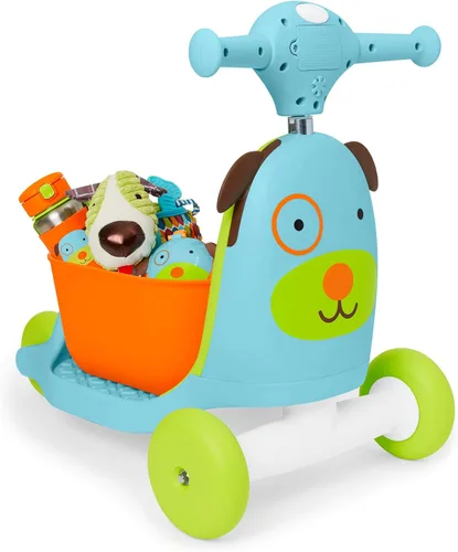 Miniatura 4 de Skip Hop juguete 3 en 1 para bebés, caminador, carrito de juguete, para empujar, con forma de perro