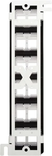 Miniatura 6 de Tripp Lite Panel de conexiones de montaje en pared de 12 puertos para conectores Keystone UTP, puertos giratorios giratorios, instalación vertical u