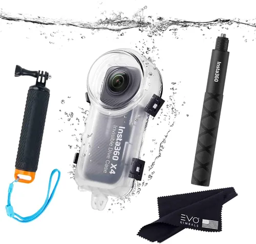 Insta360 Kit de estuche de buceo invisible X4, resistente al agua hasta 164.0 ft (estuche de buceo X4 - Selfie-Float)