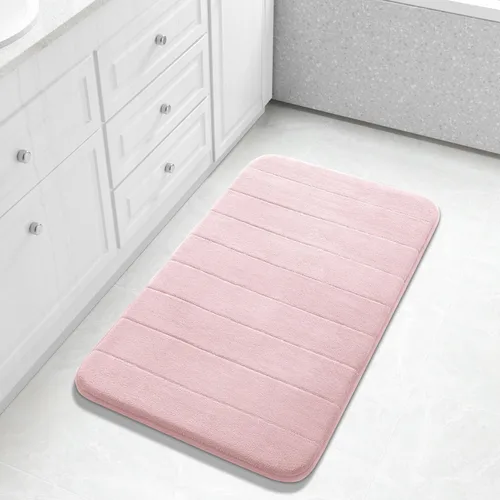 Miniatura 88 de Yimobra Tapete de baño de espuma viscoelástica, súper suave, absorbente, antideslizante, de secado rápido, lavable a máquina, tapete para bañera