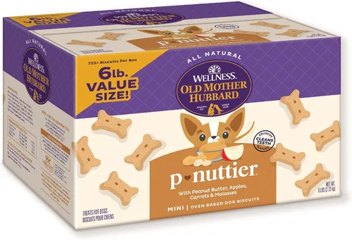 Miniatura 12 de Old Mother Hubbard by Wellness Classic - Galletas pequeñas surtidas para perros, sabor original, horneadas, naturales y crujientes para entrenarlo