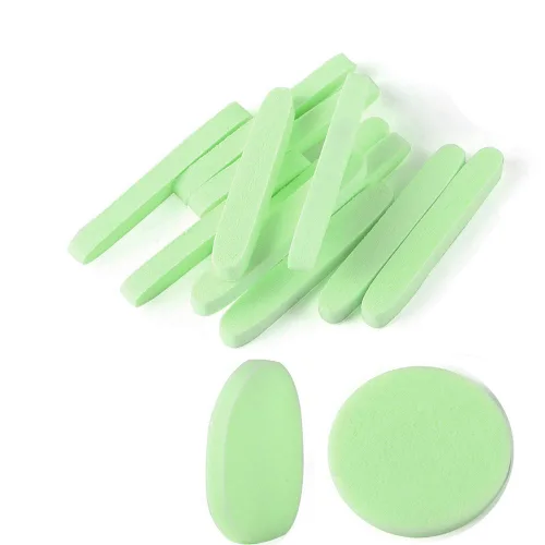 Miniatura 12 de Esponja facial comprimida, 120 unidades PVA profesional eliminación de maquillaje profesional esponjas de lavado facial esponjas de spa limpieza Azul