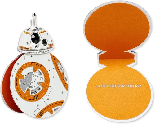 Miniatura 2 de Papyrus Surtido de tarjetas de cumpleaños de Star Wars, BB-8 y Yoda (3 unidades)