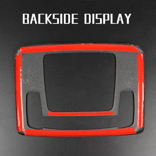 Miniatura 6 de JSWAN Cubierta de Trim de Fibra de Carbono para Luz de Lectura de Coche Compatible con Civic Type R FL5 Typer de 11ª Generación Cubierta de Lámpara