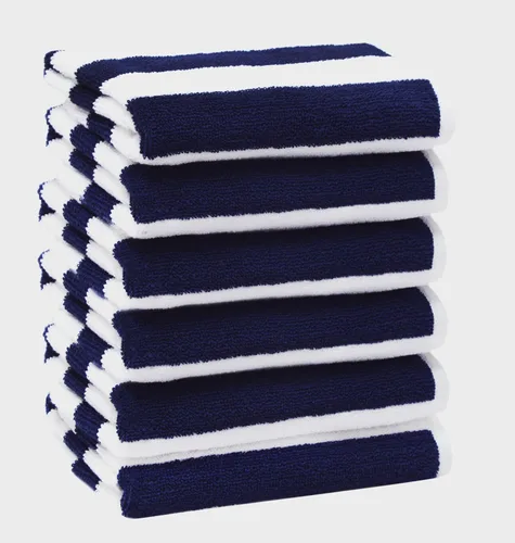 Miniatura 19 de ORIGINAL KIDS Juego de 6 toallas – Bath Time Sugar & Spice – 2 toallas, 2 toallas de mano y 2 paños – 100% algodón jacquard suave absorbente toalla
