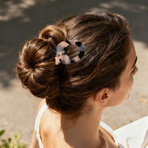 Miniatura 3 de Horquillas grandes curvas, elegantes horquillas francesas con diseño dentado antideslizante, accesorios para el cabello para mujeres, peinados