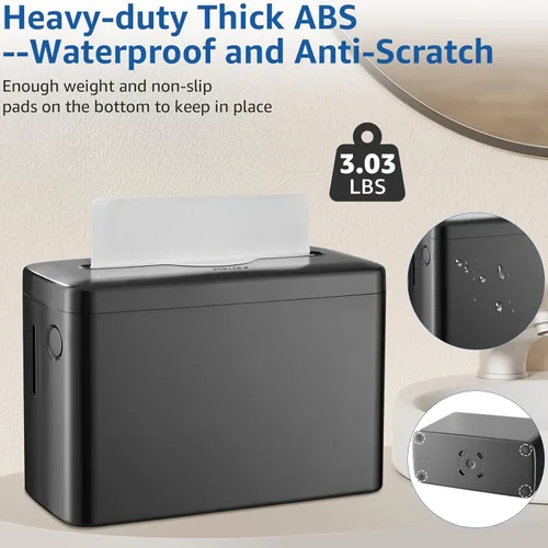 Miniatura 6 de Dispensador de toallas de papel, soporte triple para toallas de papel, dispensador de toallas de mano, dispensador de toallas de papel comercial